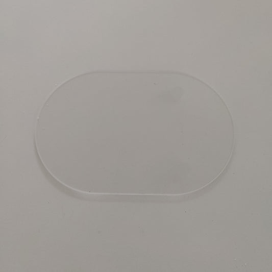 Schutz-Plexiglas, Durchmesser 21 cm, passend für einen hohen oder mittleren Teller.