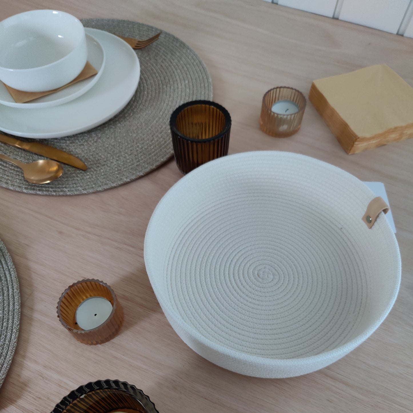 Assiette Haute Ecru Naturel