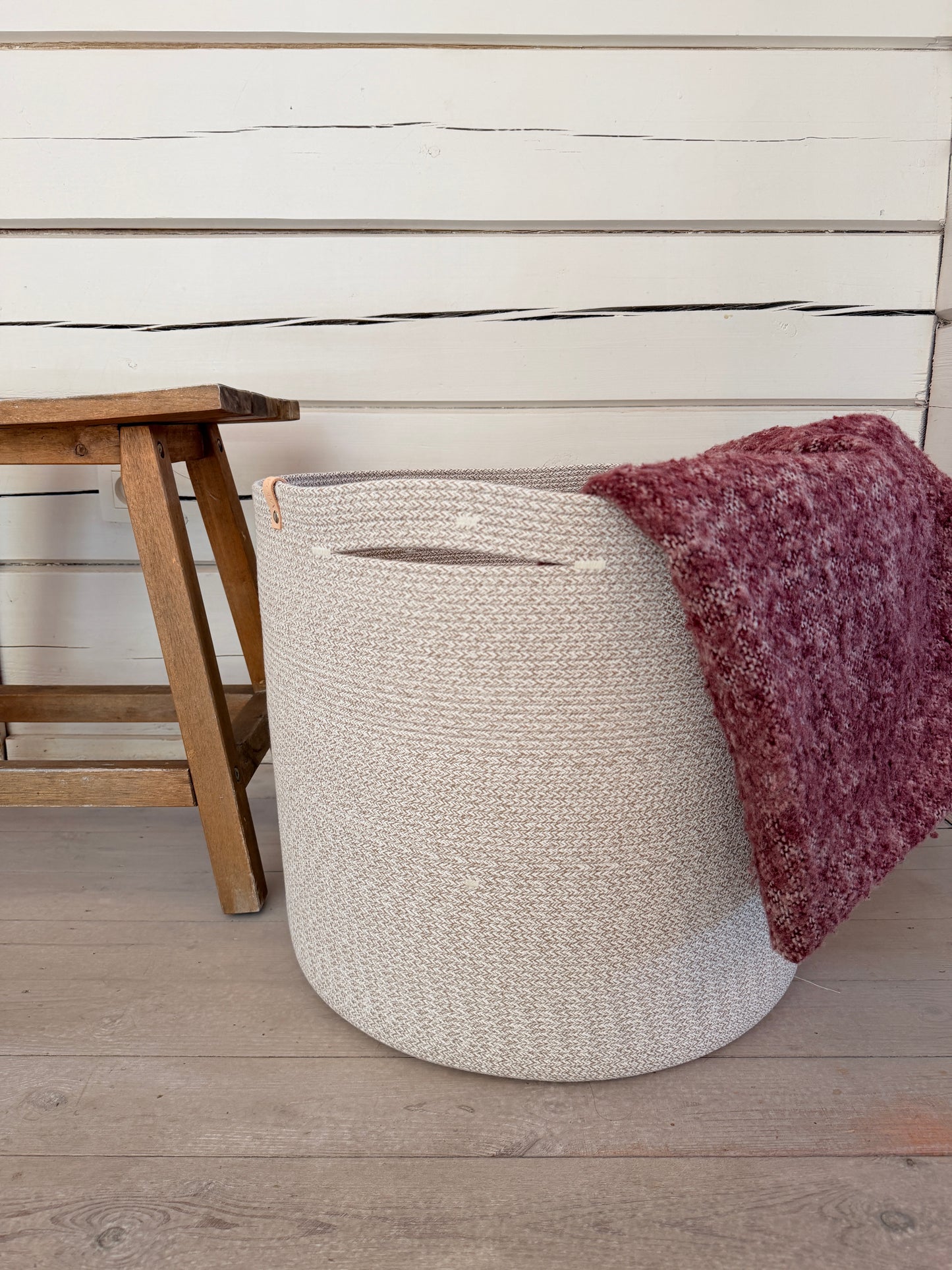 Storage basket High UNI Soft boho melé