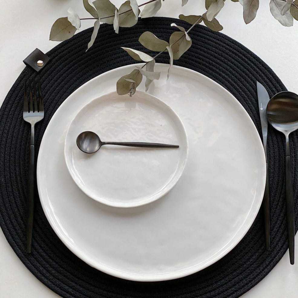 Tischset Schwarz – KOBA handmade in Belgium