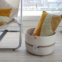 Load image into Gallery viewer, Storage basket low Boho Melé
