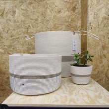 Load image into Gallery viewer, Storage basket low Boho Melé