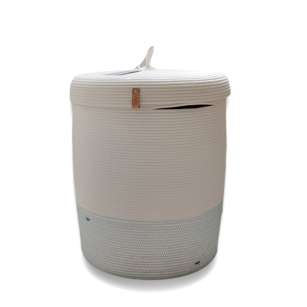 Panier à Linge Turquoise