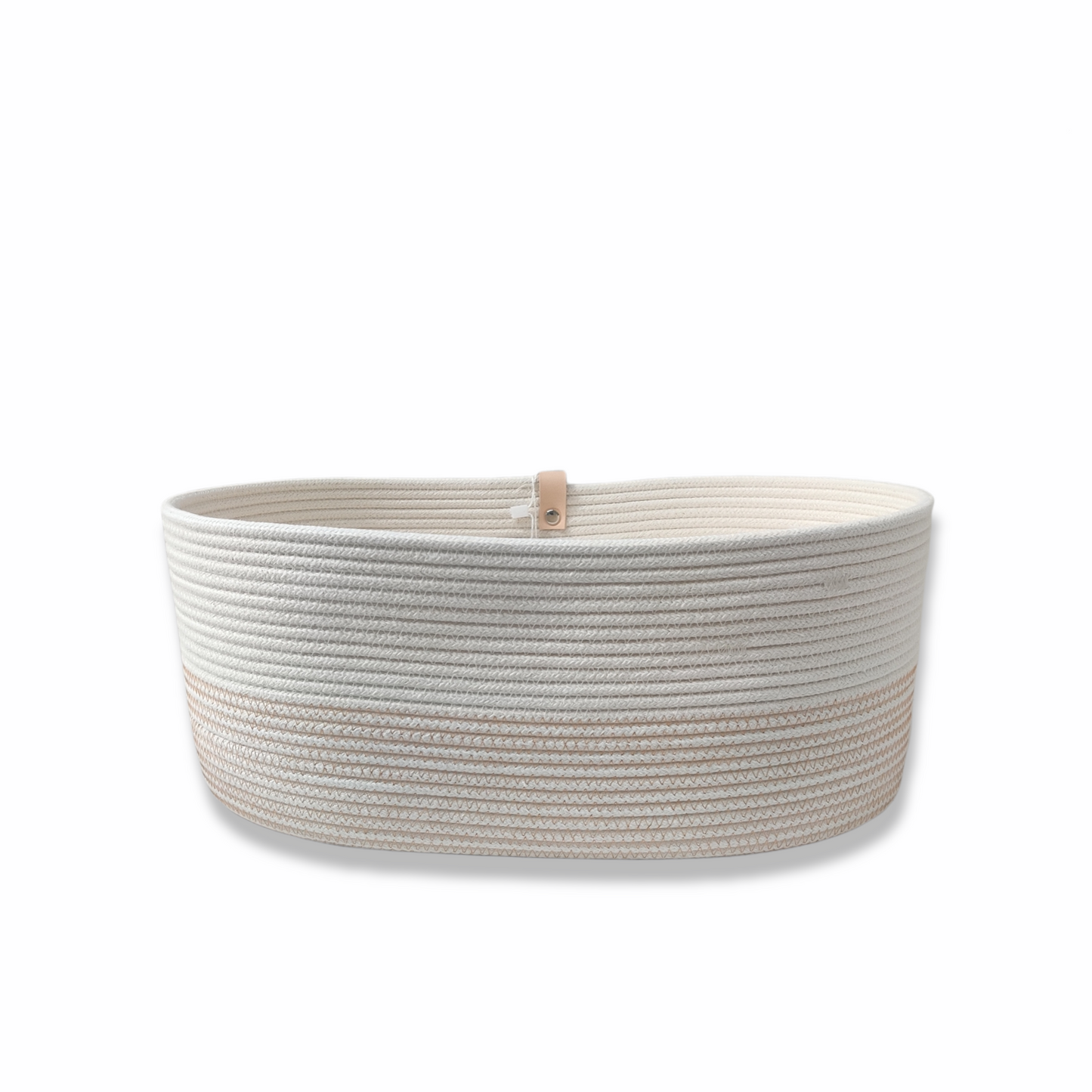 Ovale Aufbewahrung Ecru Ocker