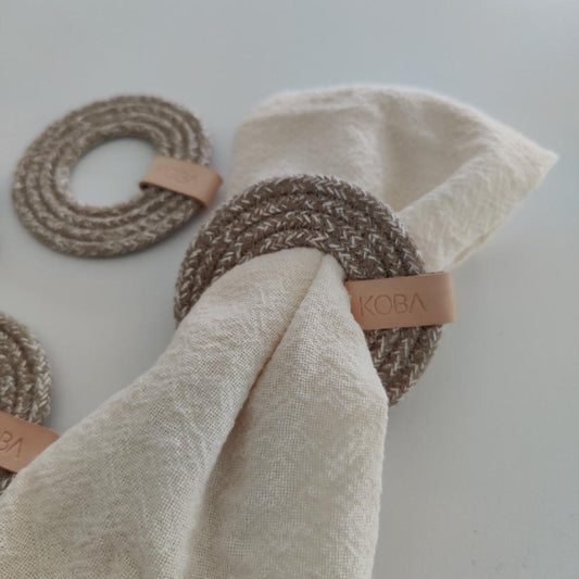 Flat Wrap Serviettenring UNI Boho Melé 