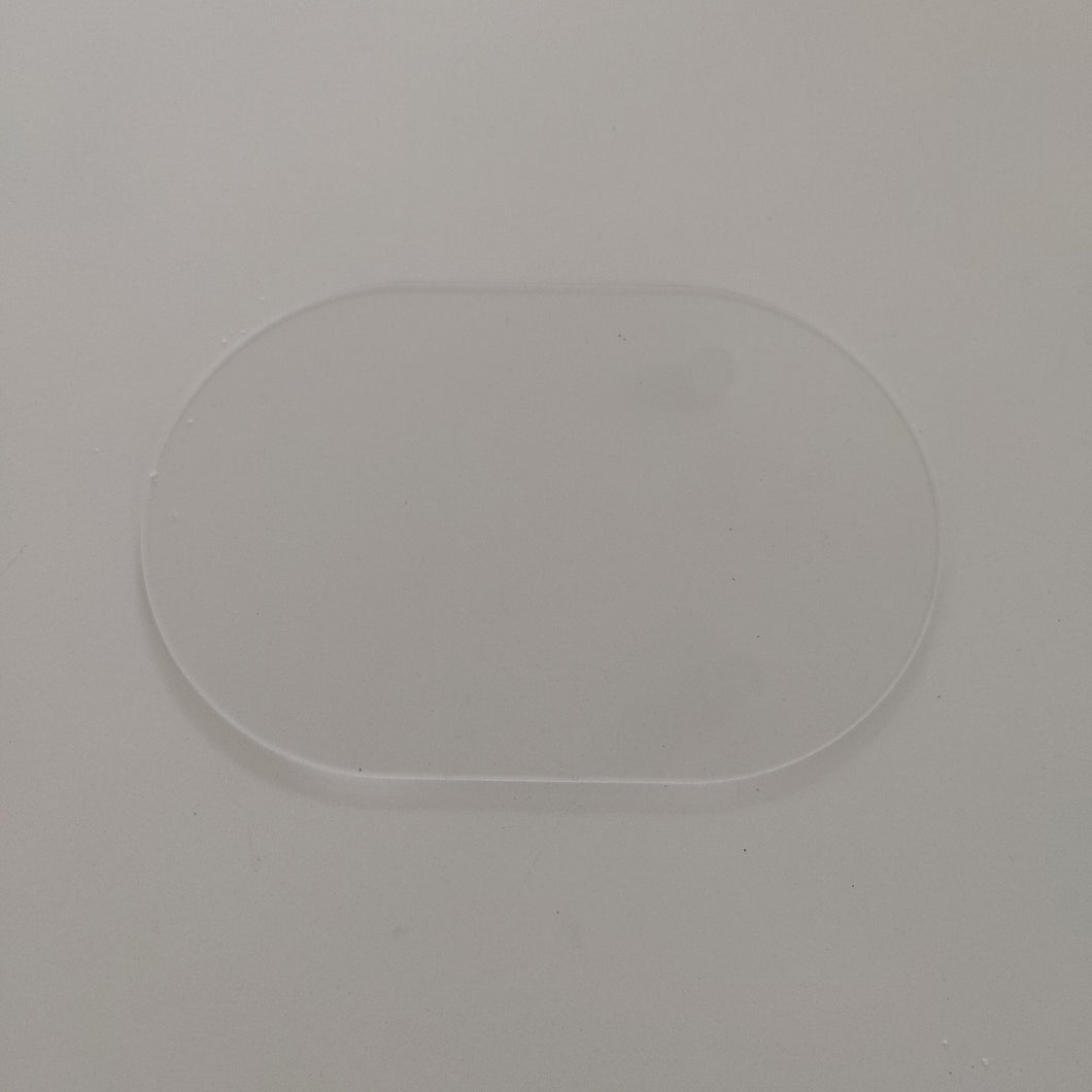 Protective Plexiglas Ovals Storage Medium