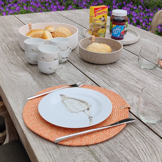 Tischset Uni Pfirsich