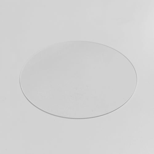 Schutz-Plexiglas, Durchmesser 27 cm, passend für einen großen Teller