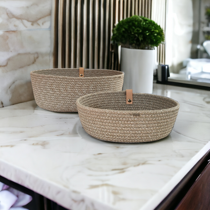 Ovale Aufbewahrungsbox Uni Boho melé