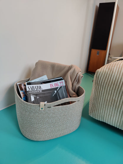 Magazine Basket Uni Boho Melé