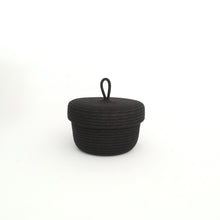Afbeelding in Gallery-weergave laden, Lidded Basket Black