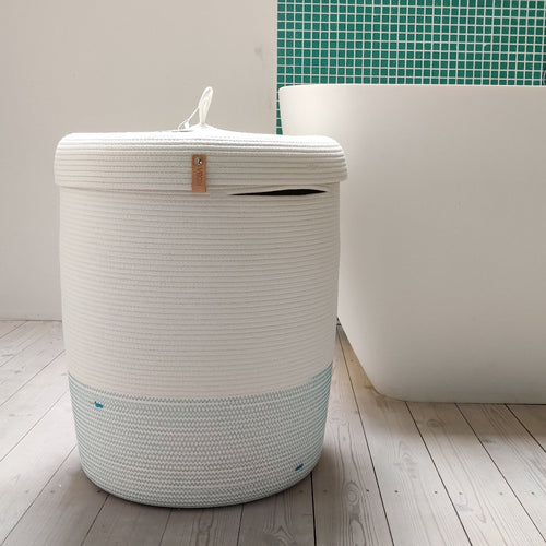 Laundry Basket Turquoise