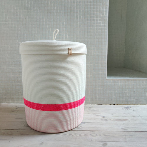 Laundry Basket Fluo Pink