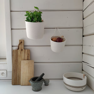 Wall Basket Ecru Naturel