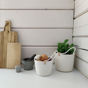 Wall Basket Ecru Naturel