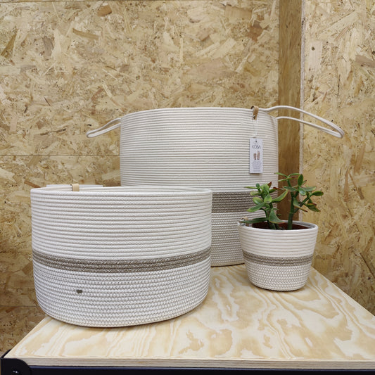 Aufbewahrungskorb niedrig Boho Melé