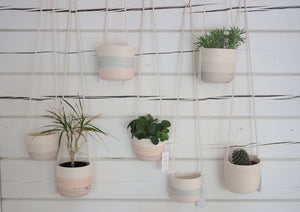 Hanging planters Shades of Grey