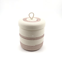 Afbeelding in Gallery-weergave laden, Lidded Basket Bordeaux