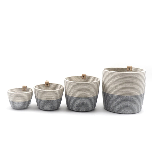 Planter Pastel Grey & White