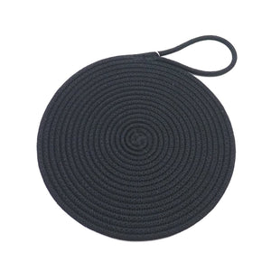 Pan Coaster Black Rope
