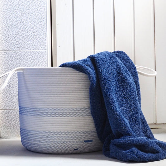 Aufbewahrungskorb Hoch Marineblau 