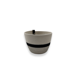 Planter Ecru Black