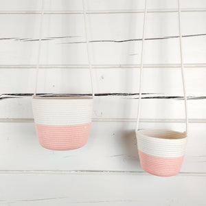 Hanging planters Pastel Rose