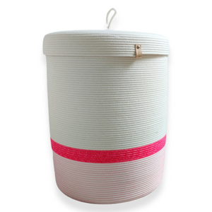 Laundry Basket Fluo Pink