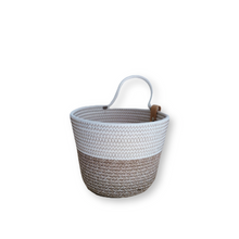 Afbeelding in Gallery-weergave laden, Wall Basket Boho Melé &amp; White