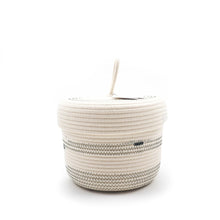 Load image into Gallery viewer, Lidded Basket Grey